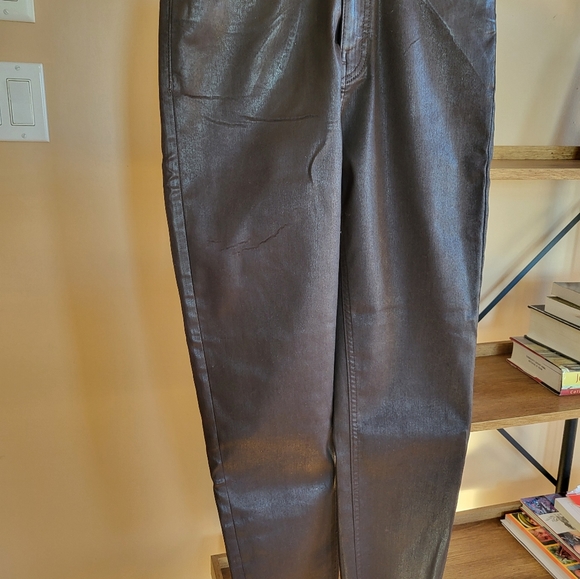 Simili leather tight fit pants - Picture 3 of 4